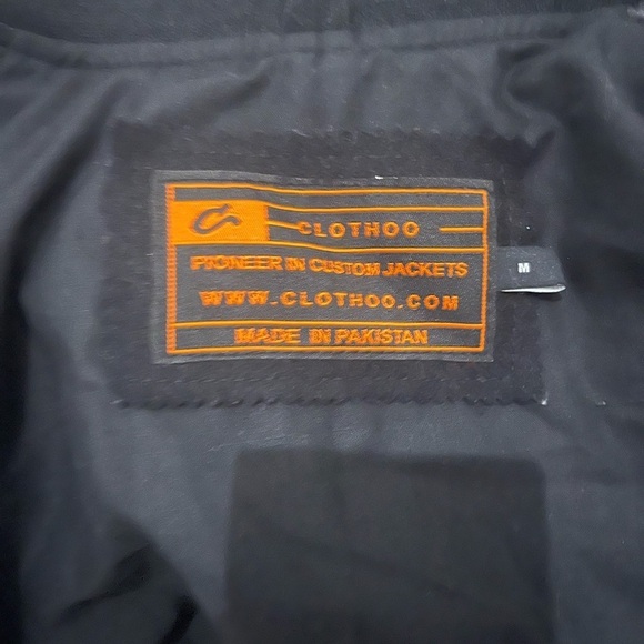 Custom Letterman Varsity Jacket Size Medium for any occasion-Black Satin - Picture 4 of 9